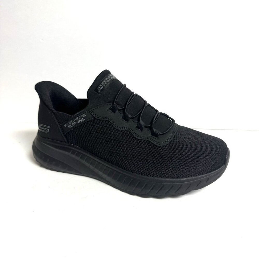 Skechers Mens Bobs Squad Sport Sneaker Black Size 9.5W
